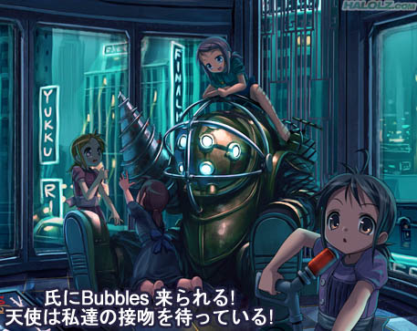 氏にBubbles 来られる!