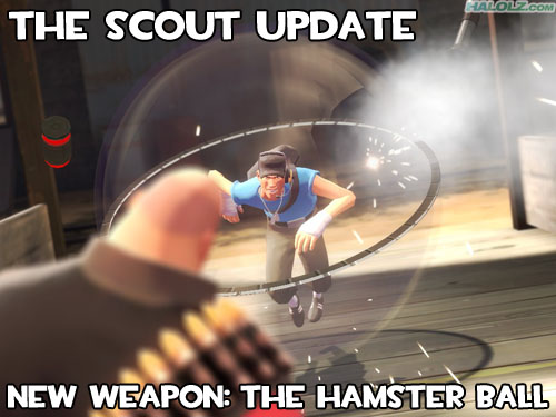 THE SCOUT UPDATE - NEW WEAPON: THE HAMSTER BALL