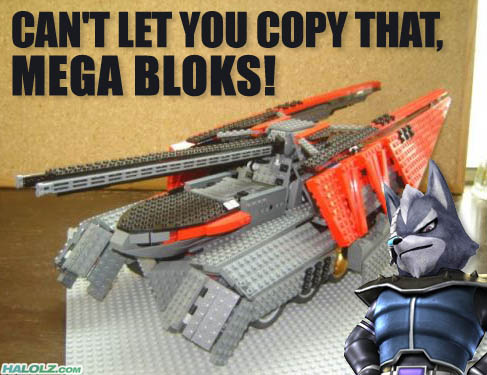 CAN’T LET YOU COPY THAT, MEGA BLOKS!