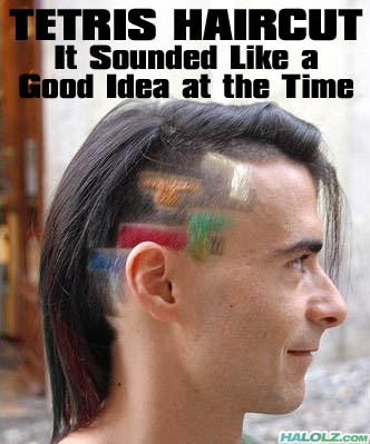 TETRIS HAIRCUT - It Sounded Like a Good Idea at the Time