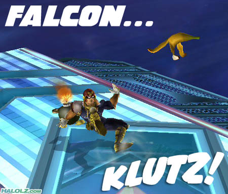 FALCON… KLUTZ!