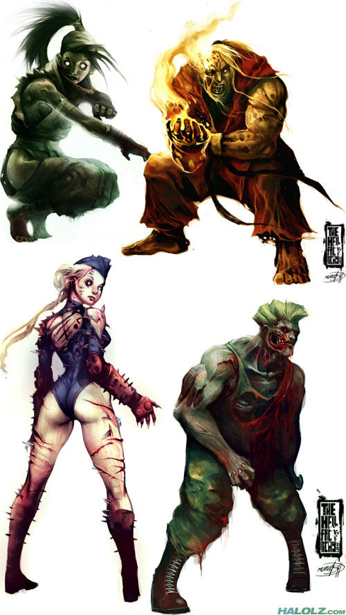 Street Fighter IV Zombies (Part 2)