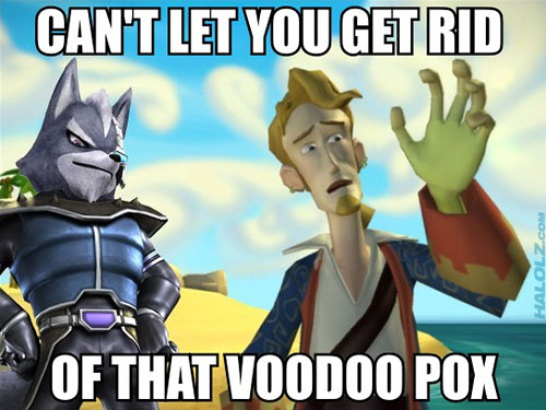 CAN'T LET YOU GET RID OF THAT VOODOO POX